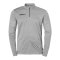 uhlsport Score 26 1/4 Zip Top Grau Schwarz F05 - grau