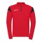 uhlsport Squad 27 HalfZip Sweatshirt Kids Rot Schwarz F62 - rot