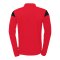 uhlsport Squad 27 HalfZip Sweatshirt Rot Schwarz F62 - rot