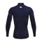 Under Armour Baselayer ColdGear Comp Mock T-Shirt Blau F410 - blau