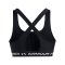 Under Armour Crossback Mid Sport-BH Damen Schwarz F006 - schwarz
