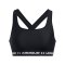 Under Armour Crossback Mid Sport-BH Damen Schwarz F006 - schwarz