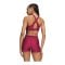 Under Armour Crossback Mid Sport-BH Damen Rot F622 - rot