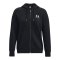 Under Armour Ess Fleece Kapuzenjacke Damen Schwarz - schwarz