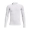 Under Armour HeatGear Mock langarm Kids F100 - weiss