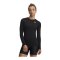 Under Armour HG Authentics Comp Longsleeve Damen Schwarz F008 - schwarz