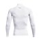 Under Armour Baselayer HG Comp Mock Longlseeve T-Shirt Weiß F100 - weiss