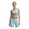 Under Armour HG Mid Branded Sport-BH Damen Blau F494 - blau