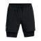 Under Armour Launch 5in 2-In-1 Short Schwarz F001 - schwarz