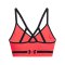 Under Armour Low Long Sport-BH Damen Rot F629 - rot