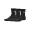 Under Armour Performance Cotton 3p Crw Socken Schwarz F008 - schwarz