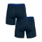 Under Armour Tech 6in Boxershort 2er Pack F400 - blau
