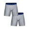 Under Armour Tech 6in Boxershort 2er Pack F408 - grau