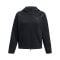 Under Armour Unstoppable Fleece Kapuzenjacke Damen Schwarz F001 - schwarz