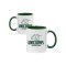 Unicorns Tasse #logopott Grün Weiss - gruen