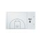 Wilson NBA COACHES DRY ERASE BOARD Accessoire Weiss - weiss