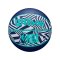 Wilson NBA Drv Plus Dazzle Camo Trainingsball Blau - blau
