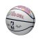 Wilson NBA Team City Collektor DEN NUG Ball 2024 Weiss - weiss