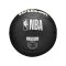 Wilson NBA TEAM TRIBUTE MINI GSW Indoorball Schwarz - schwarz