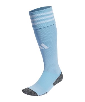 adidas-adisock-23-strumpfstutzen-blau-weiss-grau-ib7795-teamsport_front.png