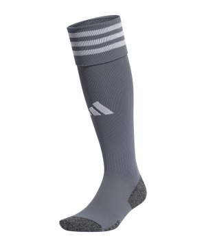 adidas-adisock-23-strumpfstutzen-grau-weiss-ib7793-teamsport_front.png