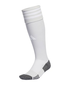 adidas-adisock-23-strumpfstutzen-grau-weiss-ii6075-teamsport_front.png