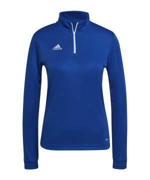 adidas-entrada-22-halfzip-sweatshirt-damen-blau-hg6284-teamsport_front.png