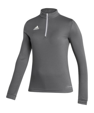 adidas-entrada-22-halfzip-sweatshirt-damen-grau-h57542-teamsport_front.png