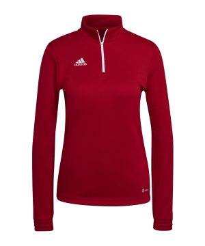 adidas-entrada-22-halfzip-sweatshirt-damen-rot-h57551-teamsport_front.png