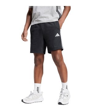 adidas-essential-3-stripes-short-schwarz-je6414-laufbekleidung_front.png