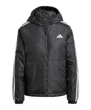 adidas-essentials-3-stripes-kapuzenjacke-schwarz-jd1025-fussballtextilien_front.png