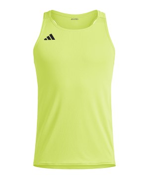 adidas-essentials-running-singlet-t-shirt-gruen-jw7377-laufbekleidung_front.png