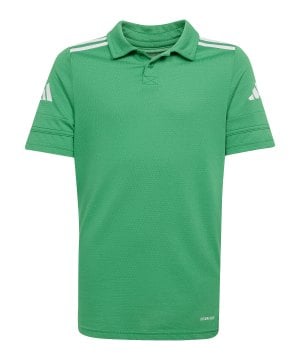 adidas-squadra-25-competition-polo-kids-gruen-jy3410-teamsport_front.png