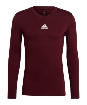 adidas-team-base-top-langarm-dunkelrot-gn7503-underwear_front.png