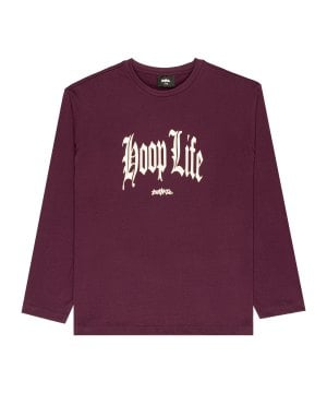 bucketz-hoop-life-sweatshirt-rot-bzfw24-002-001-indoor_front.png