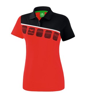 erima-5-c-poloshirt-damen-rot-schwarz-fussball-teamsport-textil-poloshirts-1111912.png