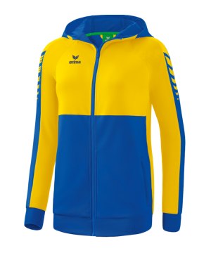 erima-six-wings-kapuzenjacke-damen-blau-gelb-1032221-teamsport_front.png