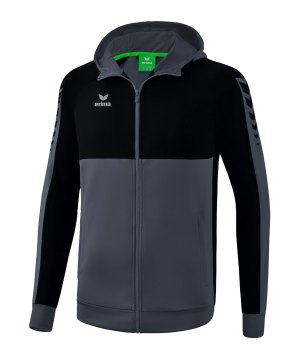 erima-six-wings-kapuzenjacke-grau-schwarz-1032207-teamsport_front.png