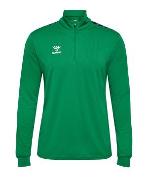 hummel-authentic-half-zip-sweatshirt-gruen-f6235-219973-indoor_front.png