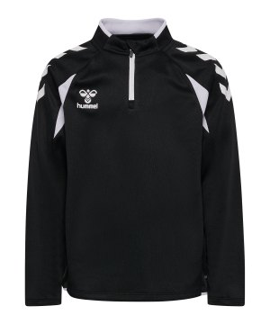 hummel-core-2-0-half-zip-top-kids-schwarz-f2114-230833-indoor_front.png