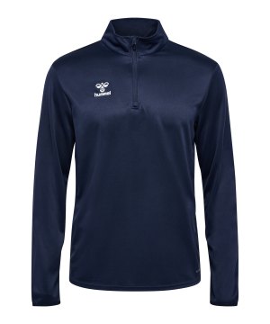 hummel-essential-half-zip-sweatshirt-blau-f7026-224545-indoor_front.png