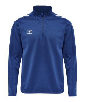 hummel-hmlcore-xk-halfzip-sweatshirt-blau-f7045-211479-teamsport_front.png