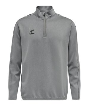 hummel-hmlcore-xk-halfzip-sweatshirt-grau-f2006-211479-teamsport_front.png