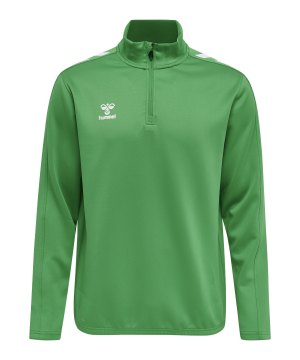 hummel-hmlcore-xk-halfzip-sweatshirt-gruen-f6235-211479-teamsport_front.png