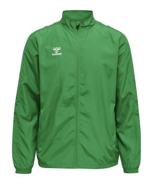 hummel-hmlcore-xk-micro-jacke-gruen-f6235-211485-teamsport_front.png