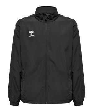hummel-hmlcore-xk-micro-jacke-kids-schwarz-f2001-212654-teamsport_front.png