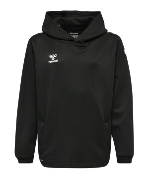 hummel-hmlcore-xk-poly-hoody-kids-schwarz-f2001-211483-teamsport_front.png