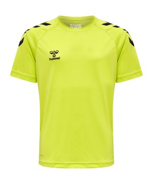 hummel-hmlcore-xk-poly-t-shirt-kids-gruen-f5045-212644-teamsport_front.png