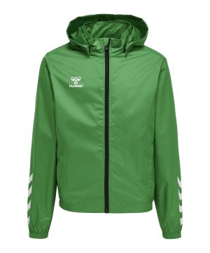 hummel-hmlcore-xk-spray-jacke-kids-gruen-f6235-211487-teamsport_front.png