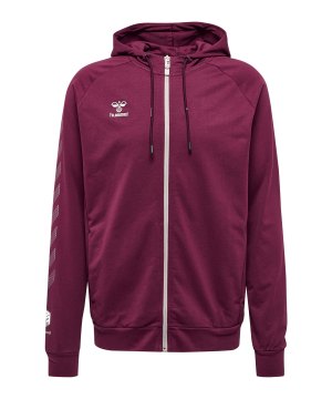 hummel-move-grid-cotton-kapuzenjacke-rot-f3506-215007-teamsport_front.png